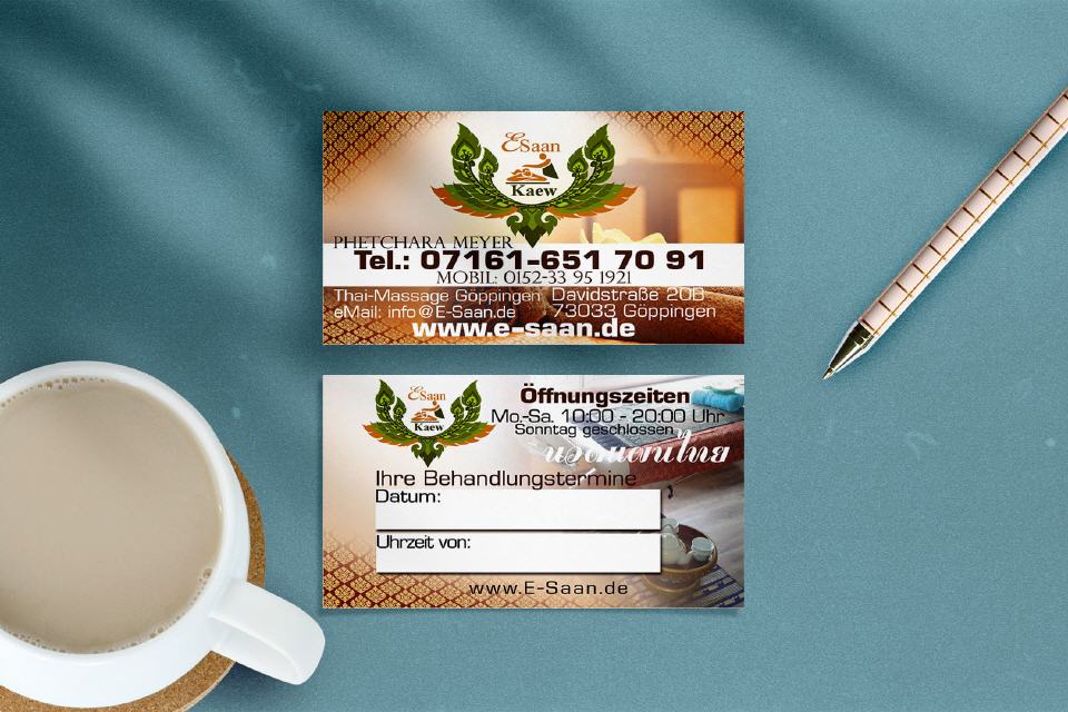 Design E-Saan Thai-Massage in Göppingen