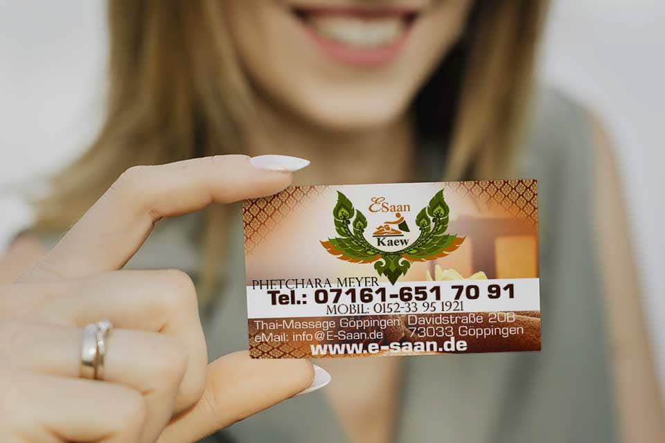 Design E-Saan Thai-Massage in Göppingen