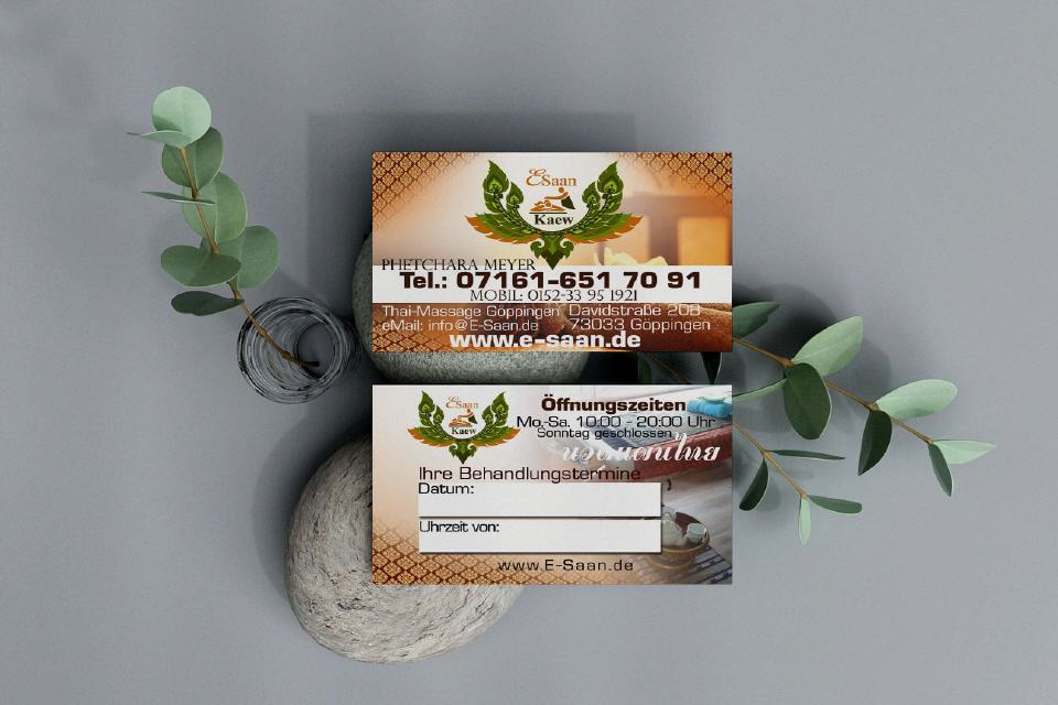 Design E-Saan Thai-Massage in Göppingen
