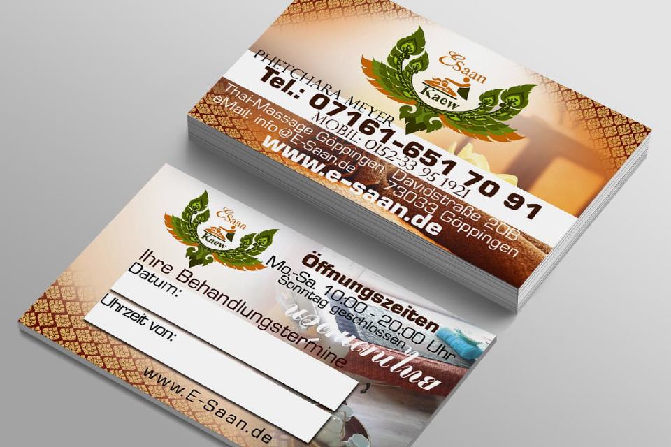 Design E-Saan Thai-Massage in Göppingen