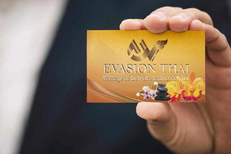 Visitenkarte Evasion Thai Design Strasbourg