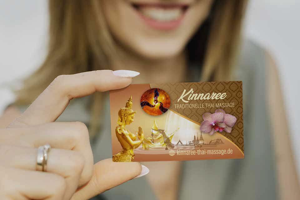 Visitenkarte Design Kinnaree Uhingen